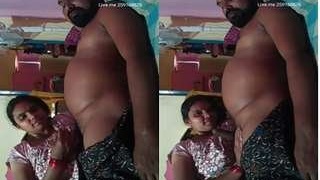 Horny Tamil couple share passionate moments and pleasure themselves in live video