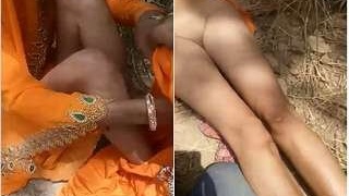Shy Bhabhi reveals her body and pussy in a secluded area for her lover
