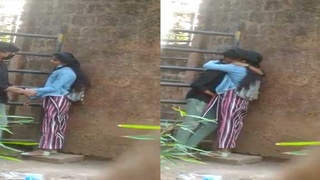 College student Dehati masturbates outdoors for hidden camera