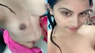 Gunjan Aras flaunts her breasts and vagina in a sizzling video
