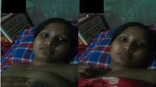 Horny Desi bhabhi flaunts her big boobs and tight pussy
