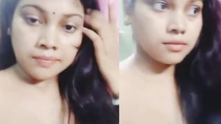 Boudi flaunts her new boobs in a hot video