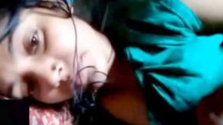 Indian wife flaunts her big breasts on video call