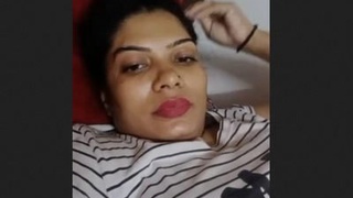 Bhabi with big boobs gets naughty in the bedroom