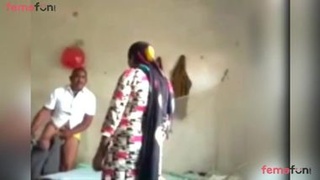 Desi couple enjoys passionate sex on the bed in missionary position