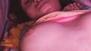 Cute desi girl gets naughty in a spy video