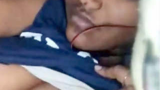 Cute girl in video call looks gorgeous
