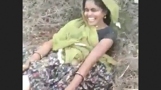 Hot village bhabi gets fucked in the outdoors