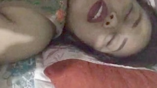 Nepali cutie gets her tight pussy filled with cum