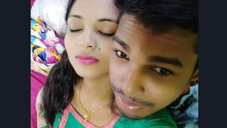 Indian couple indulges in steamy romance and sex on camera