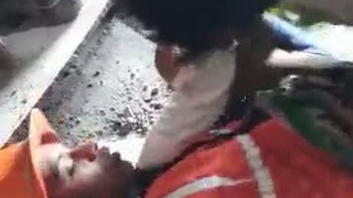 Construction workers engage in rough sex with their colleague