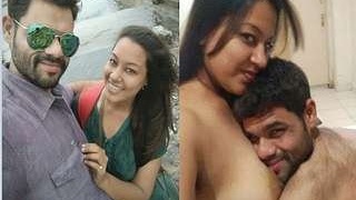 Indian couple engages in 69 position