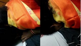 Indian wife gives oral pleasure to her husband