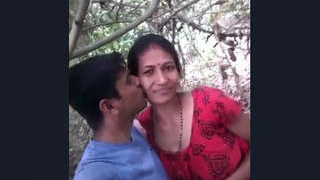 Bhabhi and devar have fun on the street