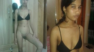 Bangla babe flaunts her big tits and pussy in exclusive video