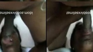 Desi maid from Tamil satisfies Malik by giving him a blowjob