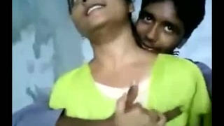 Homemade Indian sex video of a young Kerala couple in HD