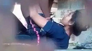 Real Desi sex video of a couple having sex at a bus stop on Valentine's Day