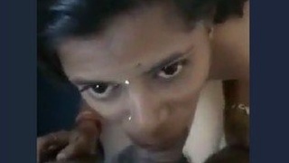 Shilpa, a staff member, gives her boss a blowjob in the office