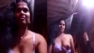 Indian woman with rural roots reveals her breasts in Part 2