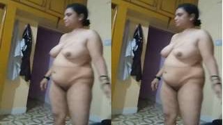 Desi bhabhi in exclusive video, showing off her new look