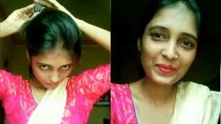 Desi babe indulges in self-pleasure with her breasts and vagina