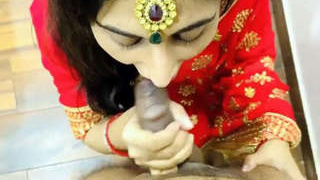 Bhabhi's seductive oral and vaginal sex in part 2