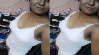 Exclusive Tamil girl gives a blowjob and gets fucked in part 2