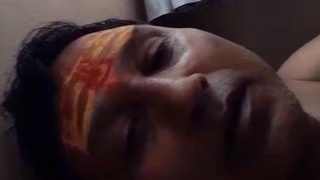Baba Lund indulges in some oral pleasure with a cock