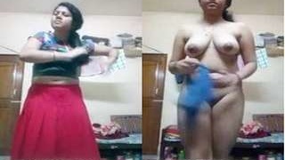 Exclusive video of cute girl Odia changing her clothes