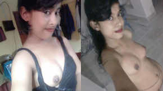 Cute Indian girl Anjali teases with her boobs and pussy