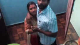 Mallu aunt's secret affair caught on camera by a voyeur