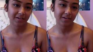 Exclusive video of a stunning NRI girl giving a blowjob