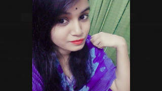 English student Nujhat Tabassum Priyanka from Dinajpur in a BAUST video