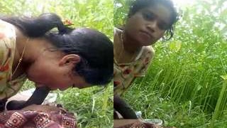 Desi lover's outdoor fucking and blowjob in part 3 of exclusive video