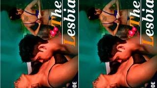 First-time lesbian experience in a video