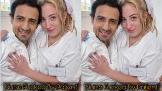 Sexy nurse gives patient a blowjob in hospital