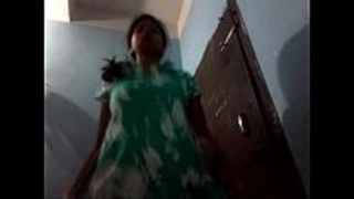 Mallu teen undressing in front of camera