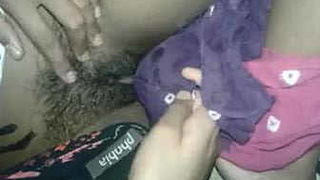 Teen couple has car sex with toy for orgasm