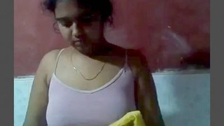 A young Indian girl from a small town gets her body stretched