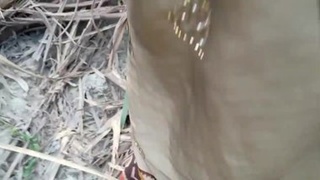 Tamil couple enjoys steamy outdoor sex in public park