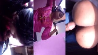 Young Indian couple enjoys steamy sex on camera