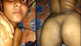Desi Indian girl gets rough with her partner in explicit video