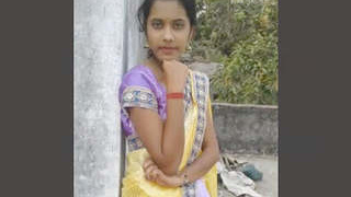 Lingerie-clad Asian babe teases in front of the camera