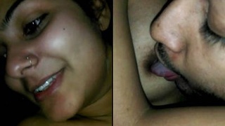 Indian couple in village engages in steamy sex