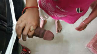 Masturbation session with a sexy neighbor