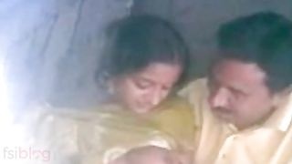 Desi couple gets intimate in a steamy sex scene with a south Indian twist