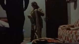 Watch a BBW Pakistani wife give a blowjob and get fucked hard in clear Hindi