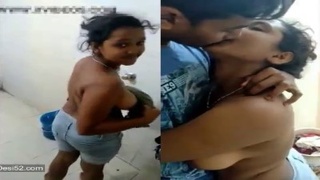 Tamil couple has sex in public bathroom