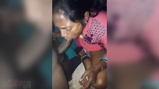 Indian sex in village: Bhabhi rides dick and gets fucked hard